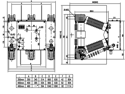 VH1-40.5系列高壓真空斷路器