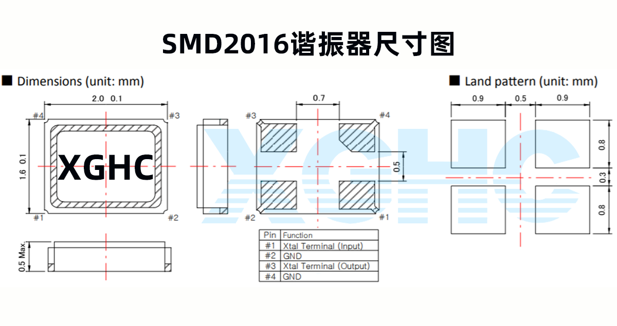 SMD2016諧振器-星光鴻創(chuàng)