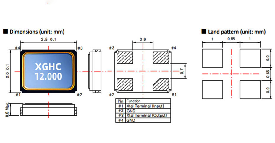 星光鴻創(chuàng)無(wú)源SMD2520晶振 星光鴻創(chuàng)無(wú)源SMD2520晶振
